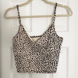 Cheetah print tank top!